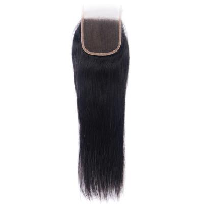 China Silky Straight Hair Piece Lace Front Closure Free Middle Bundles, Straight Hair Bundles With Closure, Virgin Hair Bundles With Lace Closure for sale