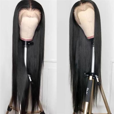 China Silky Straight Wave Mink Straight Brazilian Human Hair Lace Front Wig Remy HD Natural Lace Wigs Hair Wigs For Black Women for sale