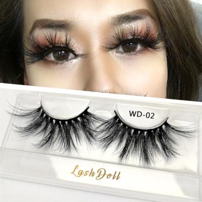 China Long Mink Fur False Eyelashes Wholesale Private Label 100% Free Sample Customize Packaging Real 3D Mink Eyelashes for sale