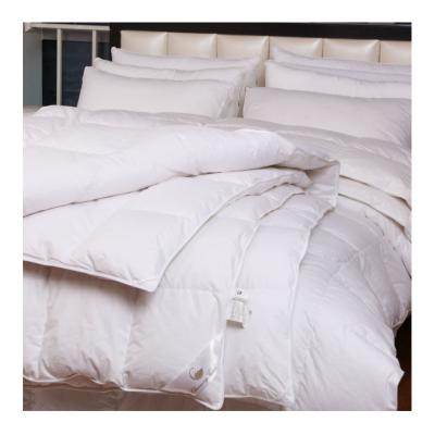 China Duck Down Duvet Comforter Cotton Inner Comforter Breathable Wholesale White Goose Down For Home Hotel for sale