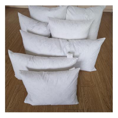 China 22x22 Premium White Duck Feather Pillow Wholesale Pillow Folded Hot Selling Pillow Insert for sale