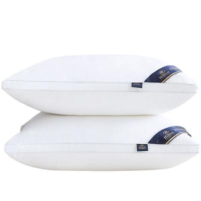 China 1000g Hilton Anti-static Pillow Polyester Microfiber Double Line Pillow For Hotel Home Decorative Pillow for sale