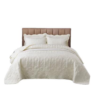 China Nondisposable Wholesale Bedspread Bed Cover Set Washed Cotton 3 Piece Bedding Cover For Home Hotel for sale