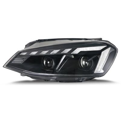 China Newly Designed BiLED Projector Lens Headlight For Golf 2013 7 VVK-028L for sale