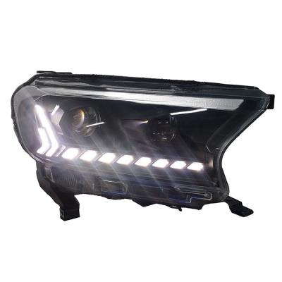 China Imported PC Super Bright Dual LED Germany Projectors T7 T8 Ranger Headlamp for sale