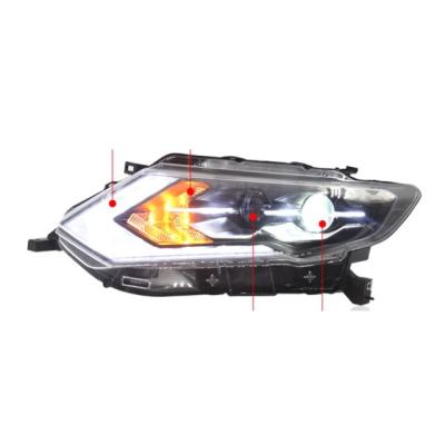 China BiLED Projector Lens Headlight For Xtrail TDS005 2016 Blusher for sale