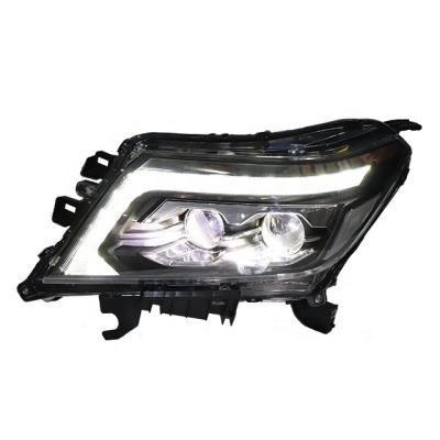 China Working Right Hand Drive RHD 2015 D23 NP300 Navara LED RHD Welcome Light Headlight for sale