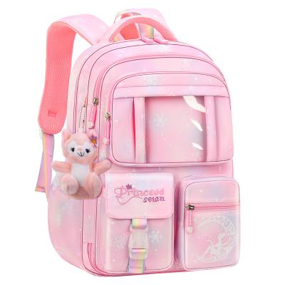 China Waterproof Primary School Schoolbag Women's Large Capacity Refrigerator Side Opening Backpack for Grade 1-3-6 Children's Backpack for sale