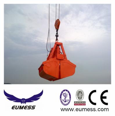 China Ship Use Single Rope Electro Hydraulic Clamshell grab for sale