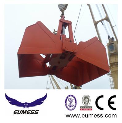 China Ship Crane Use Electro Hydraulic Clamshell grab for sale