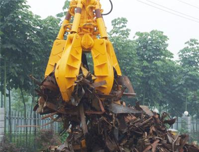 China metal scrap orange peel grab for sale