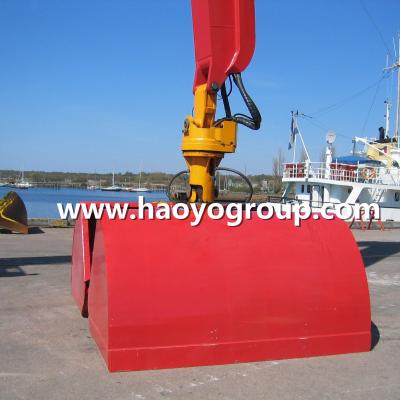 China Excavator Rotated Hydraulic Clamshell Grab Bucket for sale