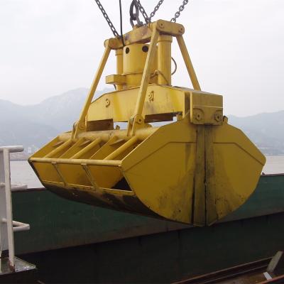 China 10cbm Leakage Proof  Motor Electric Hydraulic Clamshell grab Bucket for sale