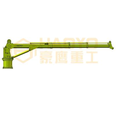 China Telescopic Boom Boat Crane Design for Sale Supplier Marine Ship Deck Crane for sale