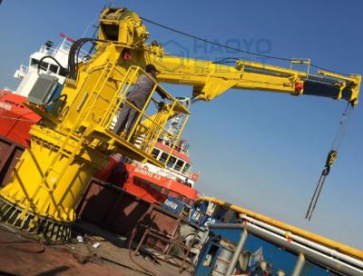 China Top Lift Weight 1 ton to 10ton Telescopic boom crane or Knuckle Telescopic Marine crane for sale for sale