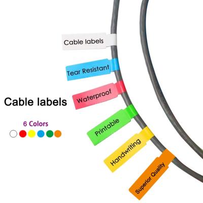 China Mini Printer Lable Wireless Protatble Barcode Stiker Cable Thermal Label Tea Proof Waterproof Oil Proof For Cable Label for sale