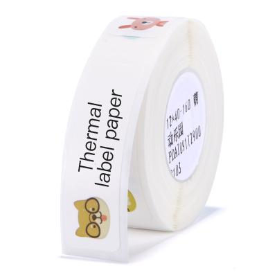 China Barcode Printer Thermal Lable Tea Proof Barcode Sticker Self Adhesive Empty Labels Color 12*40mm-c For Mini Printer for sale