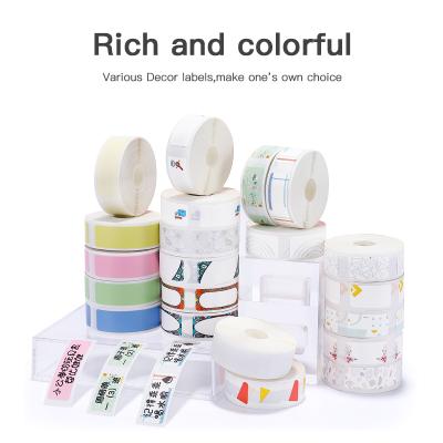 China Lable Factory High Quality Waterproof Printer Glossy Color Scratch Oil Water Tea Proof Thermal Label Sticker For Mini Lable Printer for sale