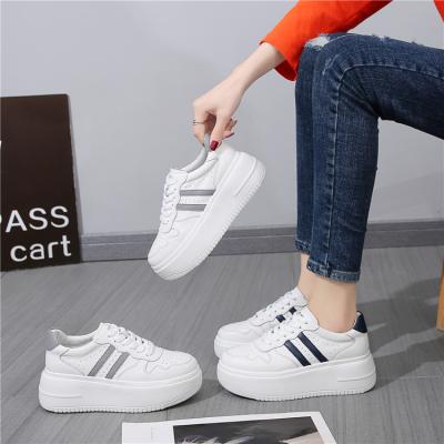 China Competitive Price Fashion Trend Good Quality Women's Casual Shoes White Fashionable Sneakers for sale