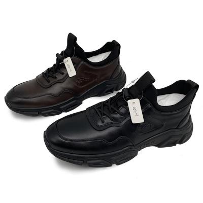 China 2021 fashion trend new business office black classic causal leather work shoes for men dress for sale