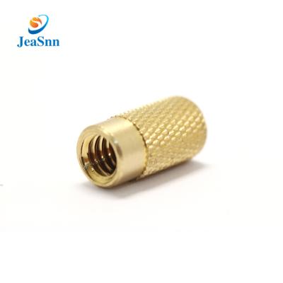 China Stainless Steel Brass Tube Brass Knurling Nut Copper Insert Fasteners And Nut for sale