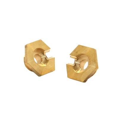 China Manufacturing Equipment OEM CNC /Milling /Turning Machine Service High Precision m5 Through Hole Hex Head Brass Screw for sale