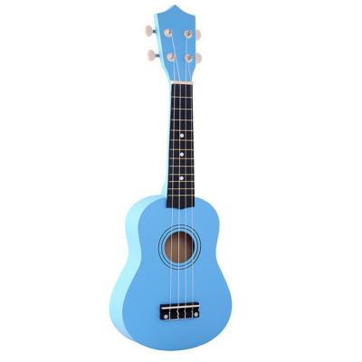 China Customized wholesale cheap ukulele 21 inch colorful soprano guitar logo and good quality factory price package for sale