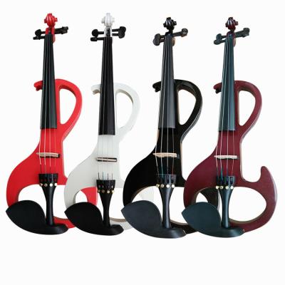 China Good quality factory wholesale price 4/4 different color professional chinese fitness electric violin for sale