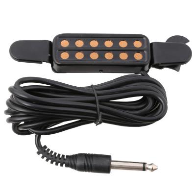 China Good Quality Wholesale Price Acoustic Guitar Pickup Without Installation Sound Hole Simple Opening Pickup for sale