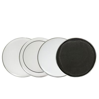 China Factory wholesale price good quality different color milky black transparent snare drum heads drum head for sale