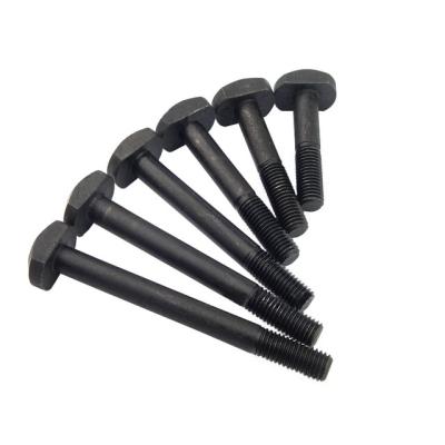 China Steel Black Oxide Metric Bolt T Square Head Bolts Metric Thread T-bolt for sale