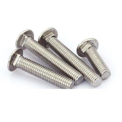 China 304 Stainless Steel DIN603 Carriage Bolt Series Square Head Neck Bolt M10X60 for sale