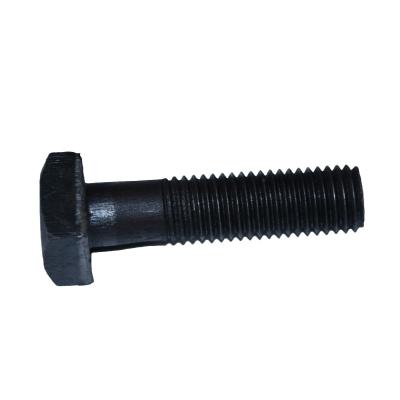 China Steel Grade 8.8 10mm Square Bolt T Head Thread Black Oxide Metric Bolts for sale