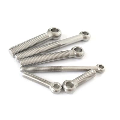 China Metric Lifting Screws Stainless Steel Ring Eyelet Bolts M6 Stainless Steel A2 Eye Bolt for sale