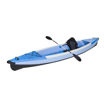 China Water Sports Area River Hauler Boat Inflatable Fishing Kayak Inflatable Rowing Kayak for sale