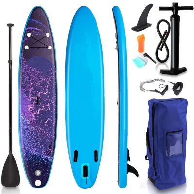 China Purple Design SUP 20psi Top Quality Total Paddle Board Surfboard Unisex Traveling Paddleboard for sale