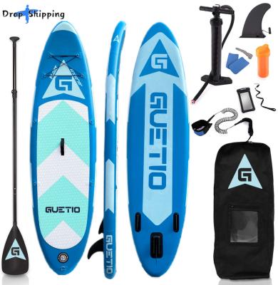 China Water Sports TUP Drop Point OEM Surfboard Manufacture Supply SUP Surf Inflatable Paddle Surf Paddle Board for sale