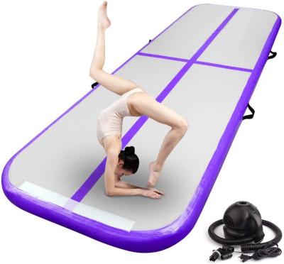 China PVC Gymnastic 10m Mat Gymnastics Air Track Rolling Inflatable Mattress 3m 4m 5m 6m 8m On Sale for sale