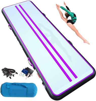 China PVC Customized Logo Inflatable Air Tumble Track For Gym Inflatable Air Track Gym Mattress For Sale for sale