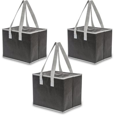 China Eco - Friendly Reusable Grocery Bags Large Collapsible Boxes With Reinforced Bottoms for sale