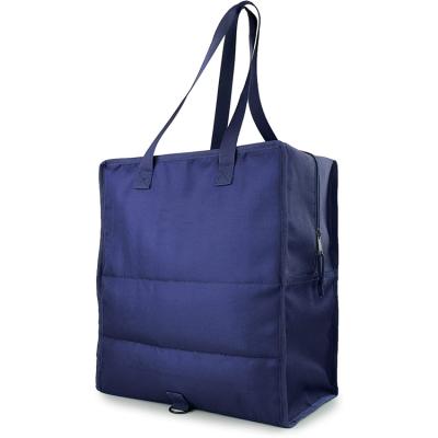 China Eco - Friendly Grocery Tote Bag , Reusable Grocery Bag Foldable Freezable Lunch Bag for sale