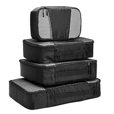 China Fashion 4 Set Lightweight Travel Luggage Packing Organizers, Cubes Compression Travel Luggage Packing Organizer for sale