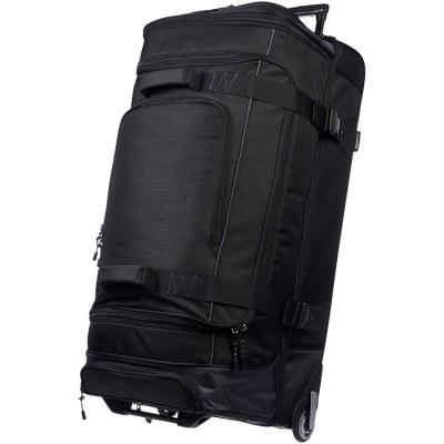 China Fashion Wheeled Deployment Trolley Duffle Bag Travel Trolley Luggage Overnight Duffel Bag With Shoes Compartment for sale