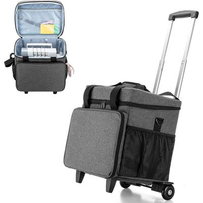 China Detachable Fashion Trolley Bag Fits Most Standard Serger Sewing Machines for sale