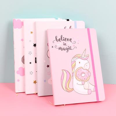 China Bulk sales of Unicorn Notebook paper for girls the lovely creative notebook with strap for sale