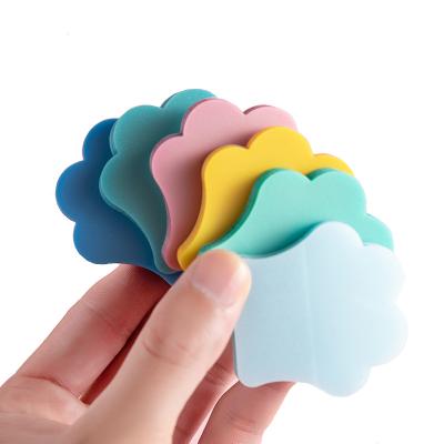 China Sticky Sheets Paw Shaped Self Adhesive Sticky Cloud Shaped Post Mount Fuji 50 Shape PET Note for sale