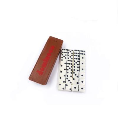 China Cheap wholesale ivory dominoes 52*26*11mm non-toxic in plastic case for sale