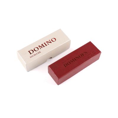 China cheap wholesale custom acrylic plastic ivory domino in paper box for sale 22.5*15*6.8cm for sale