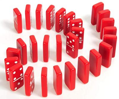 China Factory Supply Non-Toxic Mini Double Six Dominoes Game High Quality Cheap Bulk Set for sale