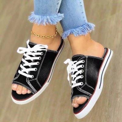 China Other High Quality Wholesale Blue Denim Style Jeans Shoes Slippers Sandal Sneaker For Women Jeans Slides Slippers Sneaker for sale